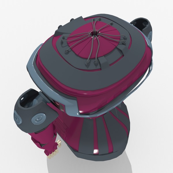 3dsmax robot character - Robo M9 - Material by Tschirner